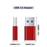 USB A male to Type-C female adapter - Imagen 4