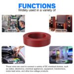 [Home Theater Speaker Wire] 22AWG 15m/50FT Low Voltage Wire, Red and Black bicolor cable para bocinas for stereo, CCA & TCCA materials, 12V/24V/30V DC Cord for Home Improvement, Remote Control, LED Lights, Automotive Speaker - Image 6