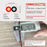 [Home Theater Speaker Wire] 22AWG 15m/50FT Low Voltage Wire, Red and Black bicolor cable para bocinas for stereo, CCA & TCCA materials, 12V/24V/30V DC Cord for Home Improvement, Remote Control, LED Lights, Automotive Speaker - Image 11