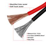[Home Theater Speaker Wire] 22AWG 15m/50FT Low Voltage Wire, Red and Black bicolor cable para bocinas for stereo, CCA & TCCA materials, 12V/24V/30V DC Cord for Home Improvement, Remote Control, LED Lights, Automotive Speaker - Image 12