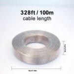15m/50FT 22AWG Home Theater Speaker Wire, Transparent Copper Clad Aluminum Hookup Wire, 12V/24V/30V, for Home Theater, LED Strip Lighting, Car Audio (Note: Not Be Used for High Power Connections) - Image 5