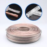 15m/50FT 22AWG Home Theater Speaker Wire, Transparent Copper Clad Aluminum Hookup Wire, 12V/24V/30V, for Home Theater, LED Strip Lighting, Car Audio (Note: Not Be Used for High Power Connections) - Image 10