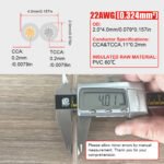 15m/50FT 22AWG Home Theater Speaker Wire, Transparent Copper Clad Aluminum Hookup Wire, 12V/24V/30V, for Home Theater, LED Strip Lighting, Car Audio (Note: Not Be Used for High Power Connections) - Image 11