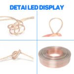 15m/50FT 22AWG Home Theater Speaker Wire, Transparent Copper Clad Aluminum Hookup Wire, 12V/24V/30V, for Home Theater, LED Strip Lighting, Car Audio (Note: Not Be Used for High Power Connections) - Image 12