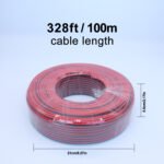 [Home Theater Speaker Wire] 18AWG 15m/50FT Low Voltage Wire, Red and Black bicolor cable para bocinas for stereo, CCA & TCCA materials, 12V/24V/30V DC Cord for Home Improvement, Remote Control, LED Lights, Automotive Speaker - Image 5