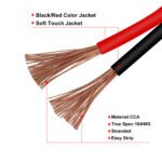 [Home Theater Speaker Wire] 18AWG 15m/50FT Low Voltage Wire, Red and Black bicolor cable para bocinas for stereo, CCA & TCCA materials, 12V/24V/30V DC Cord for Home Improvement, Remote Control, LED Lights, Automotive Speaker - Image 6