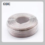 100m/328FT 20AWG Transparent Speaker Wire Cable for stereo, CCA & TCCA materials, home theater speakers, surround sound, radio (Note: it's not the power cable, cannot be used for power connection)