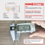 100m/328FT 20AWG Transparent Speaker Wire Cable for stereo, CCA & TCCA materials, home theater speakers, surround sound, radio (Note: it's not the power cable, cannot be used for power connection) – Bild 4