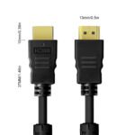 HDTV Cable 33FT/10M, High Speed with Ethernet 18Gbps, Audio Return, 1080P, Blue-ray, Compatible with HDTV,Blu-Ray,Laptop, Monitor,& More - Image 2