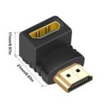 HDTV Adapter, 4K@60Hz HDTV Female to Female Adapter HDTV 2.0 Extender for HDTV Cables, Compatible with HDTV,Blu-Ray,Laptop, Monitor,& More - Image 21