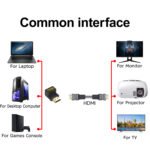 HDTV Adapter, 4K@60Hz HDTV Female to Female Adapter HDTV 2.0 Extender for HDTV Cables, Compatible with HDTV,Blu-Ray,Laptop, Monitor,& More - Image 24