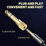 1PC 3.5mm right angle adapter, 90 Degree Right Angle Gold-Plated TRS Stereo Male to Female AUX Audio Connector, Portable Audio Adapter for Headset Tablets MP3 Players Phones Laptops Car Audio - 图片 4