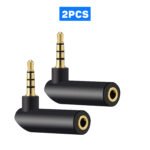 1/4 adapter to 3.5mm 3-PCS Stereo TRS Converter, 6.35mm 1/4 Male-3.5mm 1/8 Female & 3.5mm-6.35mm & 3.5mm F-F Audio Adapter for Guitar Microphone Headset - Image 23