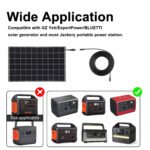 16AWG 4.5m/15FT DC7909 Extension Cable, Female to Male DC8mm cable, Compatible with Below 200W Solar Panel and Jackery 1000/500/300/240/1500/2000 Portable Power Station - Imagen 5