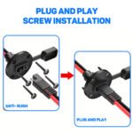 10AWG 60cm/2FT SAE Quick Connect Harness, Sae Extension Cable with Dust Cap, Include 5Fuse(10/15/20/25/30A), Quick Disconnect O-Ring Connector, SAE Battery Cable , for Solar Panel, Motorcycle, Boat, Wind Power Parts & Accessories - Imagen 6