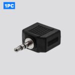 2PCS 3.5mm splitter 1PC/2PCS, 3.5mm Male to Dual 3.5mm Female Y Model Audio Coupler, Hi-Fi Headphone Splitter for Phones Laptops Media Players 3.5mm Port Devices - Image 2