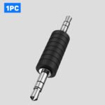 1PC 3.5mm Male To Male Adapter Connector, 3.5mm 1/8" TS Stereo Plug Audio Adapter, Hi-Fi Audio Connector Compatible With TaoTronics Bluetooth Receiver Headphones Phones - Image 2