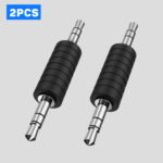 1PC 3.5mm Male To Male Adapter Connector, 3.5mm 1/8" TS Stereo Plug Audio Adapter, Hi-Fi Audio Connector Compatible With TaoTronics Bluetooth Receiver Headphones Phones - Image 3