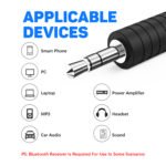 1PC 3.5mm Male To Male Adapter Connector, 3.5mm 1/8" TS Stereo Plug Audio Adapter, Hi-Fi Audio Connector Compatible With TaoTronics Bluetooth Receiver Headphones Phones - Image 7