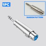 2PCS 1/4 to xlr, 1/4 TRS to XLR Female Adapter, XLR Female to 1/4 Inch TRS Stereo Balanced Professional Audio Connector - 图片 3