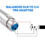 2PCS 1/4 to xlr, 1/4 TRS to XLR Female Adapter, XLR Female to 1/4 Inch TRS Stereo Balanced Professional Audio Connector - 图片 6