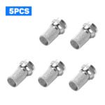 2PCS F-Model RG6 Adapter, F-Model RG6 LNB Signal Connector, Cost-Effective Replacement for Satellite TV Rooftop Antennas Receiver - Imagen 2