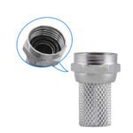 2PCS F-Model RG6 Adapter, F-Model RG6 LNB Signal Connector, Cost-Effective Replacement for Satellite TV Rooftop Antennas Receiver - Imagen 5