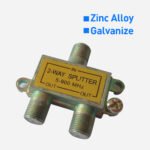 Audio Cable Splitter, 2-Way Coax Cable Splitter, 5-900 Mhz RG59 RG6 Coax Compatible Galvanized for HD TV CATV Antennas - Image 3