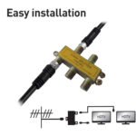 2PCS F-Model to BNC Connector, BNC Male to F-Model Female Jack 75 Ohm Coax Adapter for CCTV Camera Satellite Scanner RG6/RG59/RG58/SDI/HD SDI - 图片 6