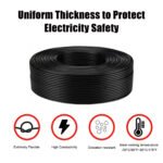 16AWG 6m/20FT Low Voltage Landscape Wire, Pure Copper 2 Conductor Electrical Wire - 12V/24V DC Low Voltage, PVC Insulated for Automotive, LED Strip Lights, Marine Use - 图片 4