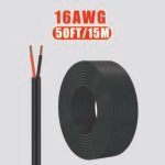 16AWG 6m/20FT Low Voltage Landscape Wire, Pure Copper 2 Conductor Electrical Wire - 12V/24V DC Low Voltage, PVC Insulated for Automotive, LED Strip Lights, Marine Use - 图片 10