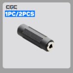 1PC Audio Female/Female Adapters, 3.5Mm Stereo Female to Female Coupler, Corrosion Resistant Universal Audio Replacement Adapter Accessory