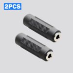 1PC Audio Female/Female Adapters, 3.5Mm Stereo Female to Female Coupler, Corrosion Resistant Universal Audio Replacement Adapter Accessory - 图片 3