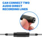 1PC Audio Female/Female Adapters, 3.5Mm Stereo Female to Female Coupler, Corrosion Resistant Universal Audio Replacement Adapter Accessory - 图片 5