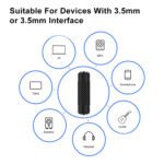 1PC Audio Female/Female Adapters, 3.5Mm Stereo Female to Female Coupler, Corrosion Resistant Universal Audio Replacement Adapter Accessory - 图片 6