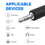 2PCS Audio Adapters, 3.5mm TRS Female to Female + Male to Male Stereo Connector, for Headset Guitar MP3 PC - Image 7