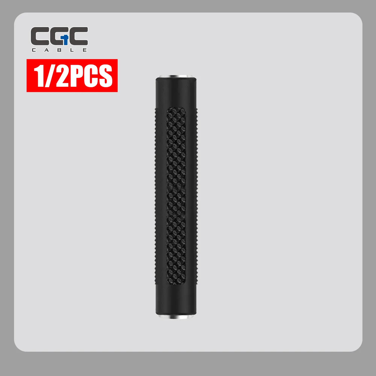 Audio Adapter Head 6.35mm Female to Female Adapter, Audio Stereo TRS Converter Adapters, For Guita, Headset, speaker etc. - 图片 1