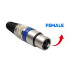 3-Pin XLR Cable Connectors, Professional XLR Male/Female Mic Connectors, 3PIN DMX Plug Jack Socket for DMX Signal Wire Microphone Audio Gear - 图片 2
