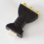 HDTV Male to 3 RCA Female Composite Audio Video Adapter, Uni-Directional HDTV to 3RCA Converter for TV HDTV, DVD, Projector, Home Theater and Other Devices - Image 4