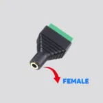 2PCS 3.5mm to 4 Pin terminal, 3.5mm Female to 4 Pin Terminal, Solder-free 4-Section Three-Ring Gold-Plated DIY Earphone Audio Plug - Imagen 3