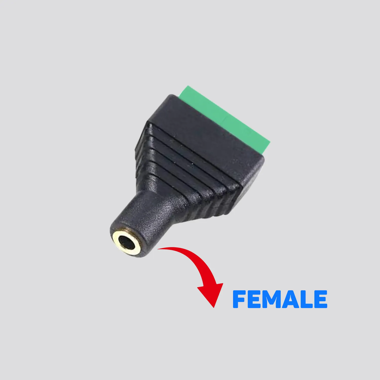 2PCS 3.5mm to 4 Pin terminal, 3.5mm Female to 4 Pin Terminal, Solder-free 4-Section Three-Ring Gold-Plated DIY Earphone Audio Plug - Imagen 3