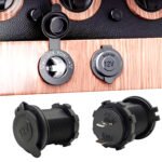 1PC Car Plug Lighter Socket | 12V/24V/30V Power Adapter for Boat, Motorcycle, ATV, RV, Tractor Power Outlet Socket Receptacle Accessories Plug, Auxiliary Connector, ABS Material, Without Battery - Image 9