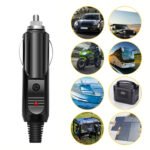 2PCS 12v Car Lighter Plug Socket Male Connector with 15A Fuse LED Lighter - Imagen 9