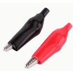 22pcs alligator clips electrical mini, 27mm - Black & Red Plastic Sleeve, Auxiliary Connector, for Test Probes and Meters, Uncharged Power Mode, No Battery Required - Image 4