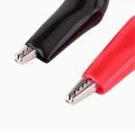 22pcs alligator clips electrical mini, 27mm - Black & Red Plastic Sleeve, Auxiliary Connector, for Test Probes and Meters, Uncharged Power Mode, No Battery Required - Image 5