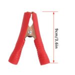 2PCS Alligator Clips Electrical, 100A Insulated Red Black Clamps, Metal Spring Loaded for Car Truck Battery Charging Electrical Wire Connect - Image 5
