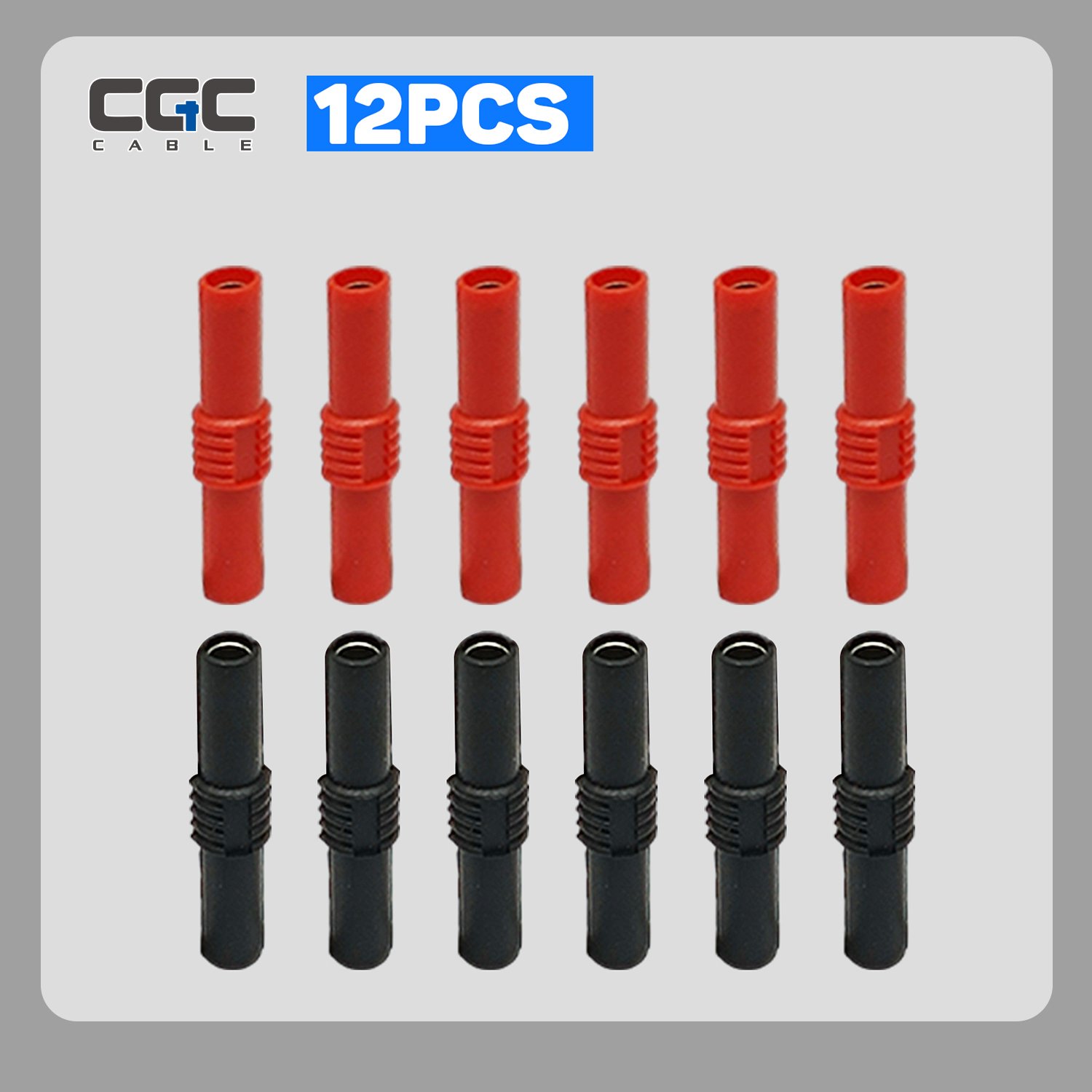 161-1.jpg 10PCS 4mm Banana Plug Coupler Female To Female Insulated Banana Socket Jack Connector For 4MM Banana Plug Extension Adapters - Imagen 1