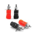 10PCS(5 Red+5 Black) Banana Plugs 4mm | Banana Plug Terminal for Speaker Wire Audio Instrumentation - Imagen 4