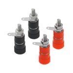 10PCS(5 Red+5 Black) Banana Plugs 4mm | Banana Plug Terminal for Speaker Wire Audio Instrumentation - Imagen 9
