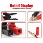 Alligator Clips Electrical & Banana Plug Test Probe Kit, Fully Insulated 30A Safety Test Alligator Clips For DIY Projects, Multimeter Probe, Tester, Multimeter Accessories, Crocodile Clip, Multimeter Lead, Electrician Test Lead - 4pcs in a Pack - Image 9